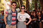 Varun Dhawan, Yami Gautam promote Badlapur at National college festival on 13th Feb 2015